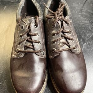 Men's Sketchers Leather Dress Shoes Size 8